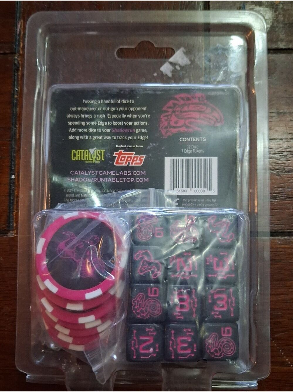 Shadowrun Dice & Edge Tokens - Picture 2 of 3